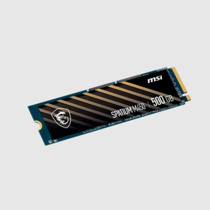 "SSD M.2 MSI SPATIUM M450 500GB NVMe PCIe 4.0 - Disco sólido de alta velocidad para gaming y trabajo"