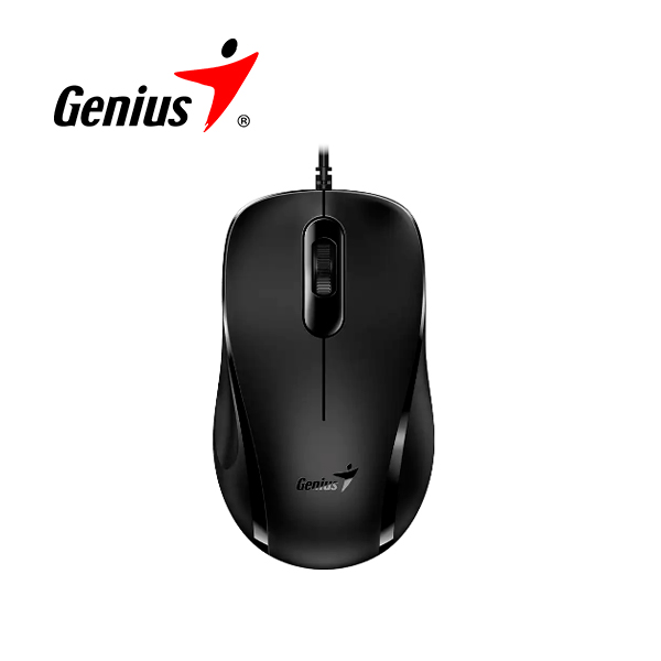31010026400 Mouse Genius DX-101 óptico USB color negro con sensor de 1200 DPI para computadora
